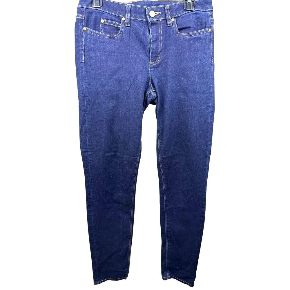 Two by Vince Camuto Dark Wash Straight Jeans 28 Mid Rise Stretch NWOT